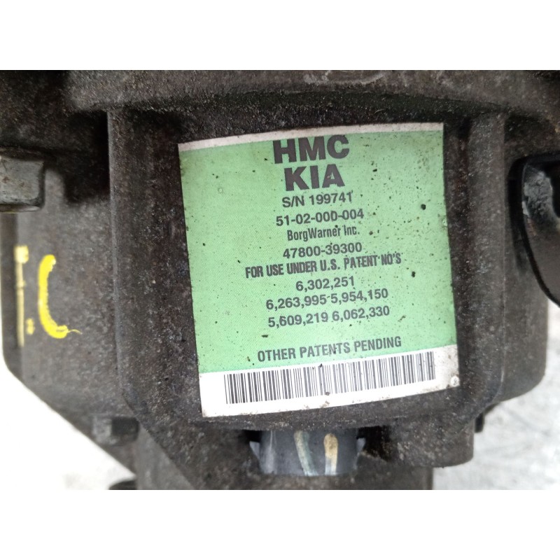Recambio de diferencial trasero para hyundai santa fe (bm) 2.2 crdi classic (2wd) referencia OEM IAM 4780039300 BKW1207H 