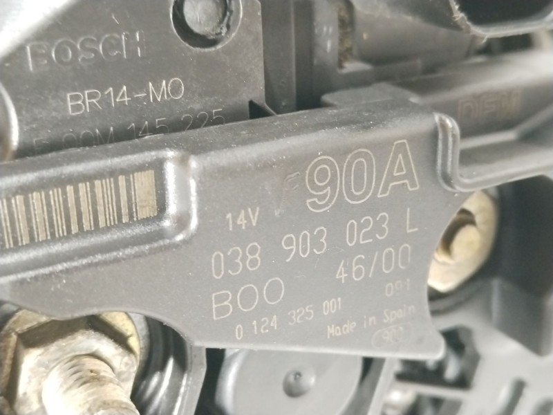 Recambio de alternador para seat leon (1m1) 1.9 tdi referencia OEM IAM 038903023L  