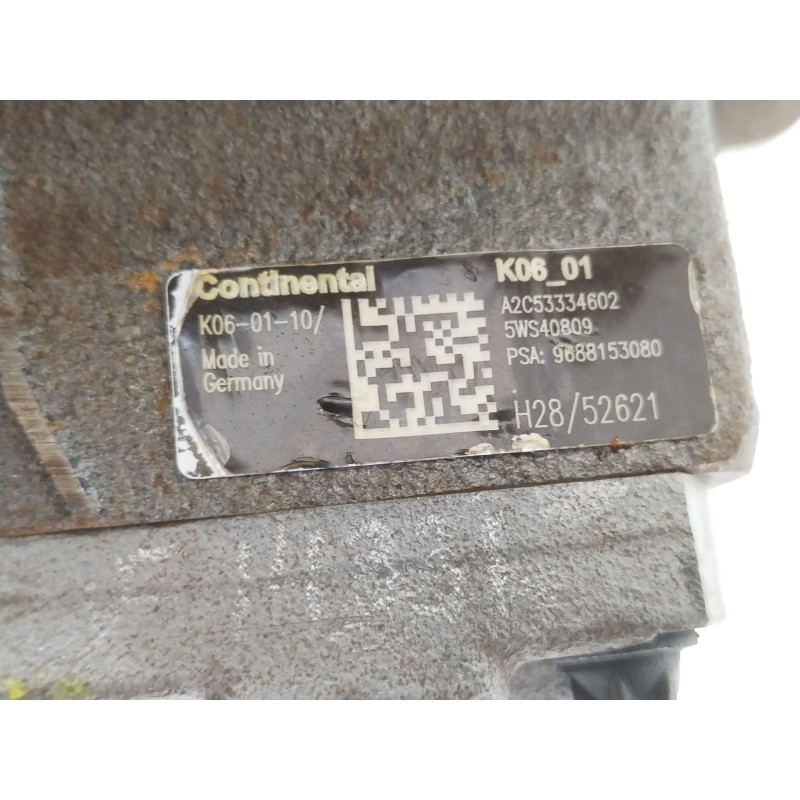 Recambio de bomba inyeccion para fiat scudo autobús (270_, 272_) 2.0 d multijet referencia OEM IAM 9688153080 A2C53334602 