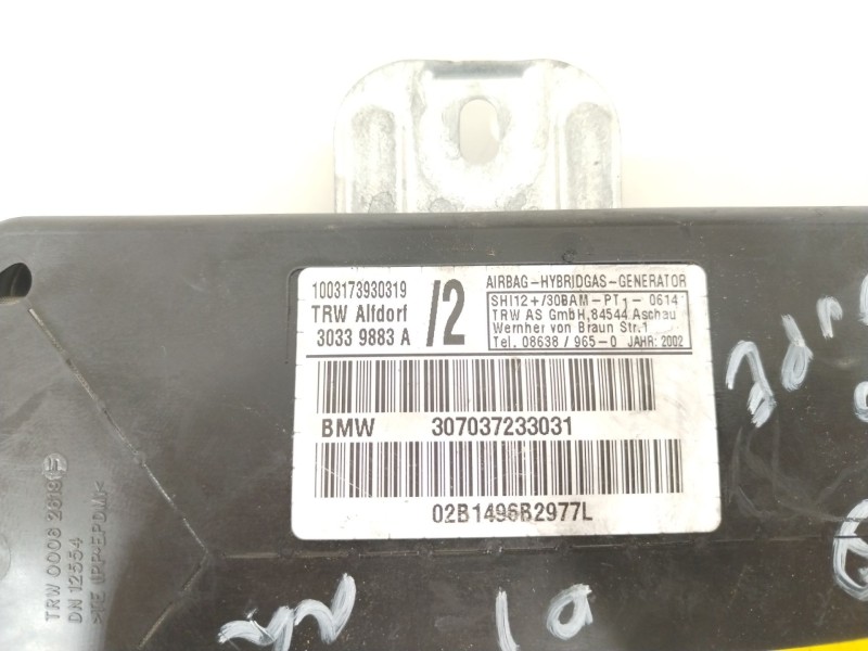 Recambio de airbag lateral delantero izquierdo para bmw 3 coupé (e46) 330 ci referencia OEM IAM 307037233031 72127037233 