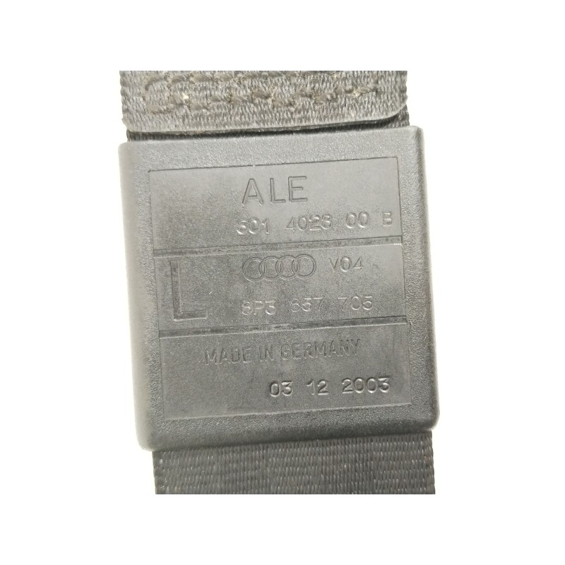 Recambio de cinturon seguridad delantero izquierdo para audi a3 (8p) 2.0 fsi ambiente referencia OEM IAM 8P3857705 602134200 