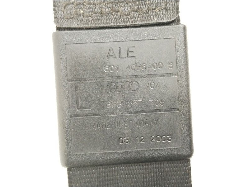 Recambio de cinturon seguridad delantero izquierdo para audi a3 (8p) 2.0 fsi ambiente referencia OEM IAM 8P3857705 602134200 