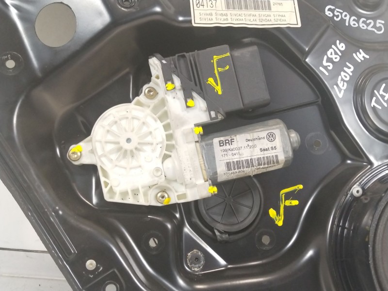 Recambio de elevalunas trasero izquierdo para seat leon (1m1) 1.9 tdi referencia OEM IAM 1M0839755F 1J4959811C 