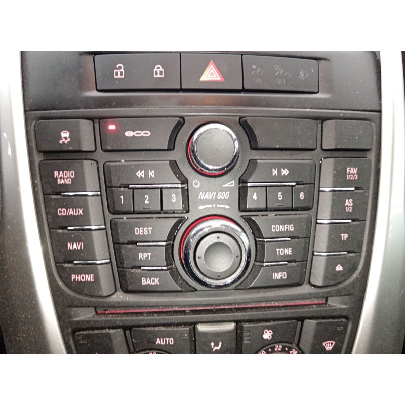 Recambio de sistema audio / radio cd para opel astra j gtc 2.0 cdti (08) referencia OEM IAM 13360093  