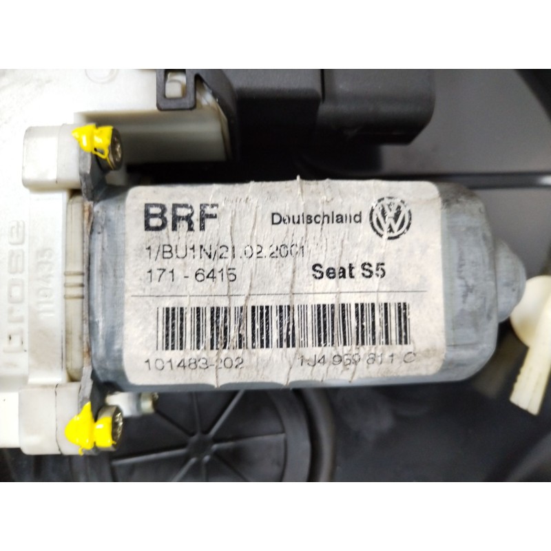 Recambio de elevalunas trasero izquierdo para seat toledo ii (1m2) 1.9 tdi referencia OEM IAM 1M0839729F 1J4939811C 1M0839755F