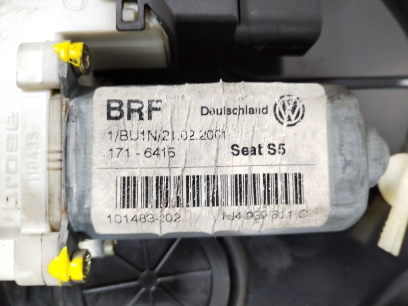 Recambio de elevalunas trasero izquierdo para seat toledo ii (1m2) 1.9 tdi referencia OEM IAM 1M0839729F 1J4939811C 1M0839755F