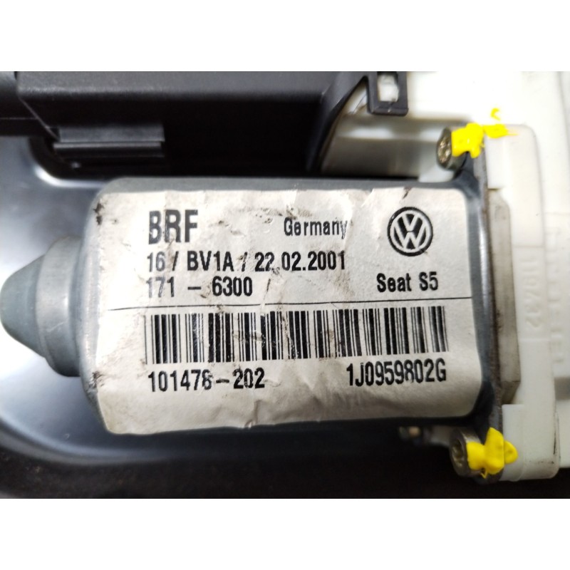 Recambio de elevalunas delantero derecho para seat toledo ii (1m2) 1.9 tdi referencia OEM IAM 1M1837730B 1J0959802G 1M0837756