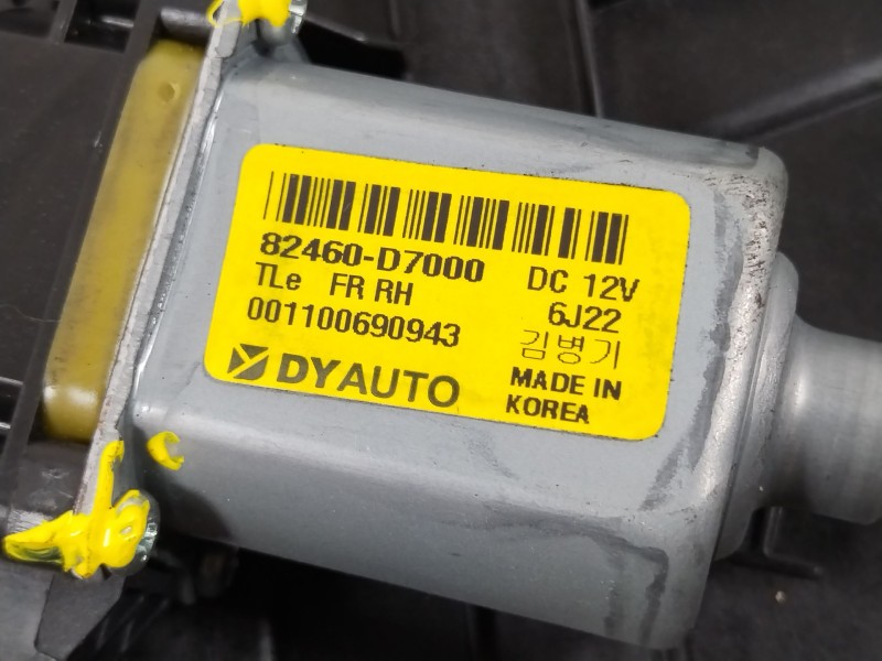 Recambio de elevalunas delantero derecho para hyundai tucson essence bluedrive 2wd referencia OEM IAM 82480D7080 82460D7000 8248