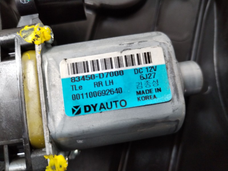 Recambio de elevalunas trasero izquierdo para hyundai tucson essence bluedrive 2wd referencia OEM IAM 83470D7000 83450D7000 8347