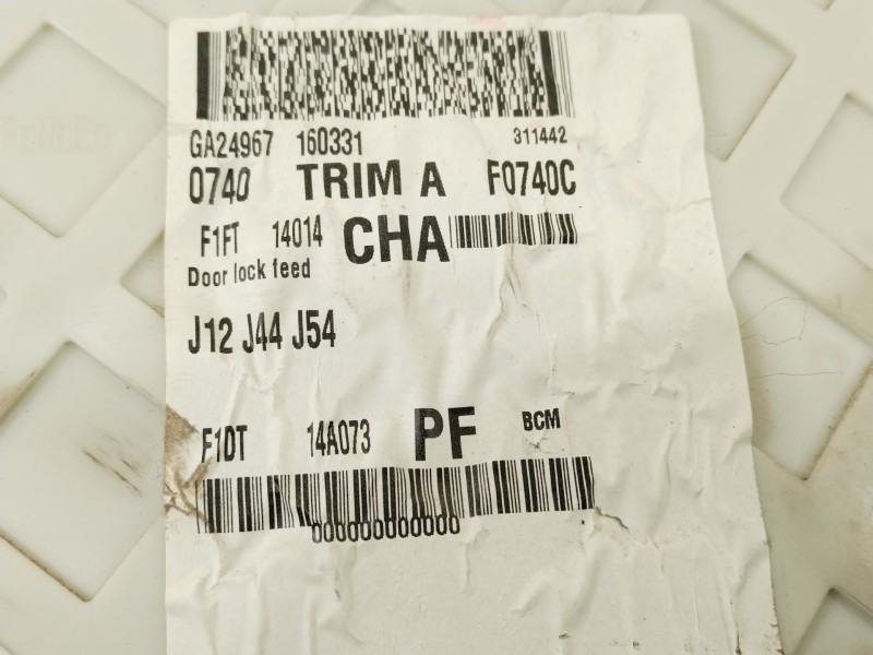 Recambio de caja reles / fusibles para ford focus iii 1.5 tdci referencia OEM IAM F1DT14A073PF  