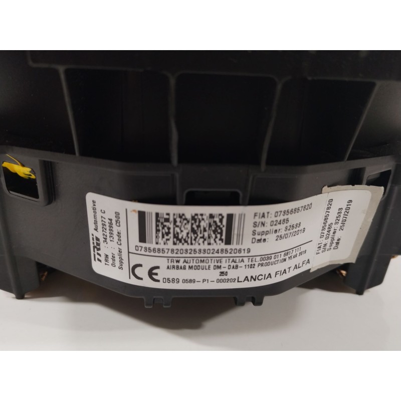 Recambio de airbag delantero izquierdo para fiat ducato caja/chasis (250_) 140 multijet 2,3 d referencia OEM IAM 7356857820  