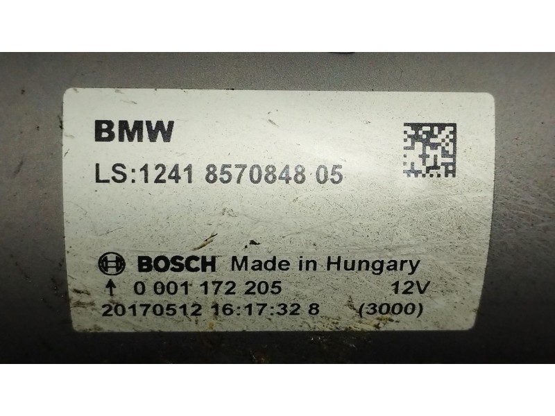 Recambio de motor arranque para mini mini (f56) cooper d referencia OEM IAM 12418570848 0001172205 