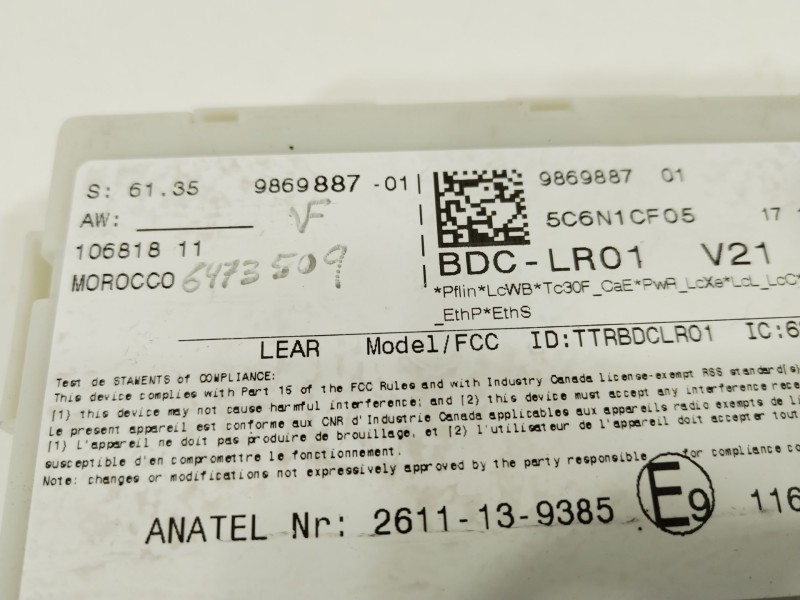 Recambio de caja reles / fusibles para mini mini (f56) cooper d referencia OEM IAM 61359869887  