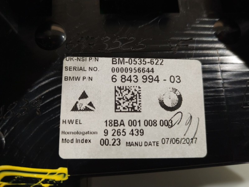 Recambio de cuadro instrumentos para mini mini (f56) cooper d referencia OEM IAM 6843994 62106843994 