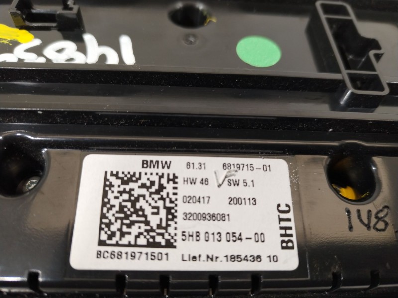 Recambio de mando climatizador para mini mini (f56) cooper d referencia OEM IAM 61316819715  