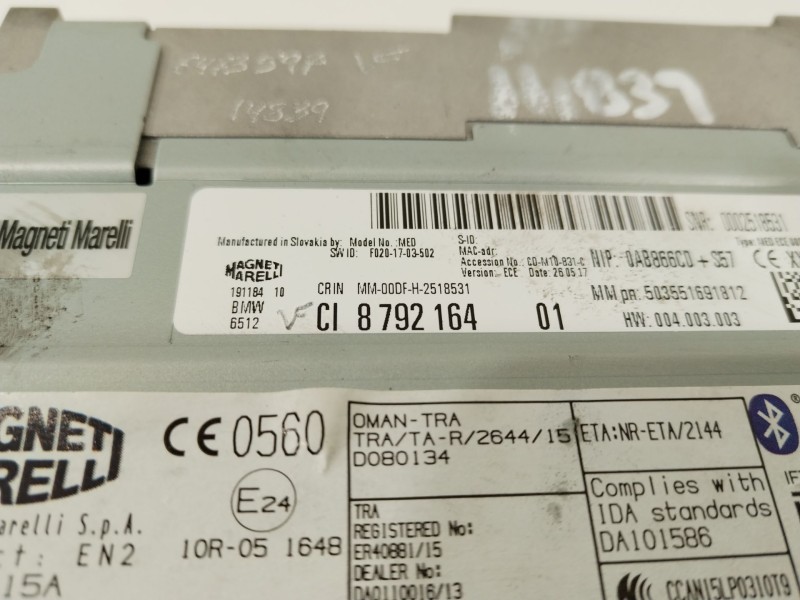 Recambio de sistema navegacion gps para mini mini (f56) cooper d referencia OEM IAM 65128792164  