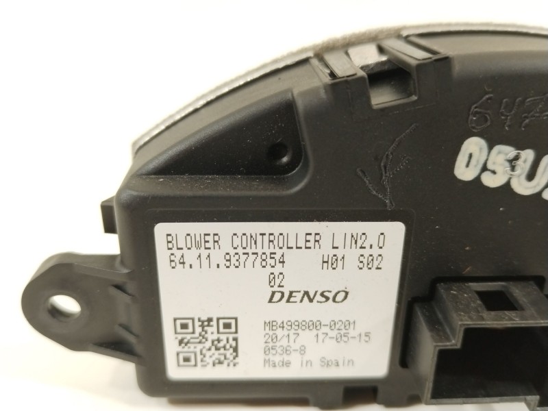 Recambio de resistencia calefaccion para mini mini (f56) cooper d referencia OEM IAM 64119377854  