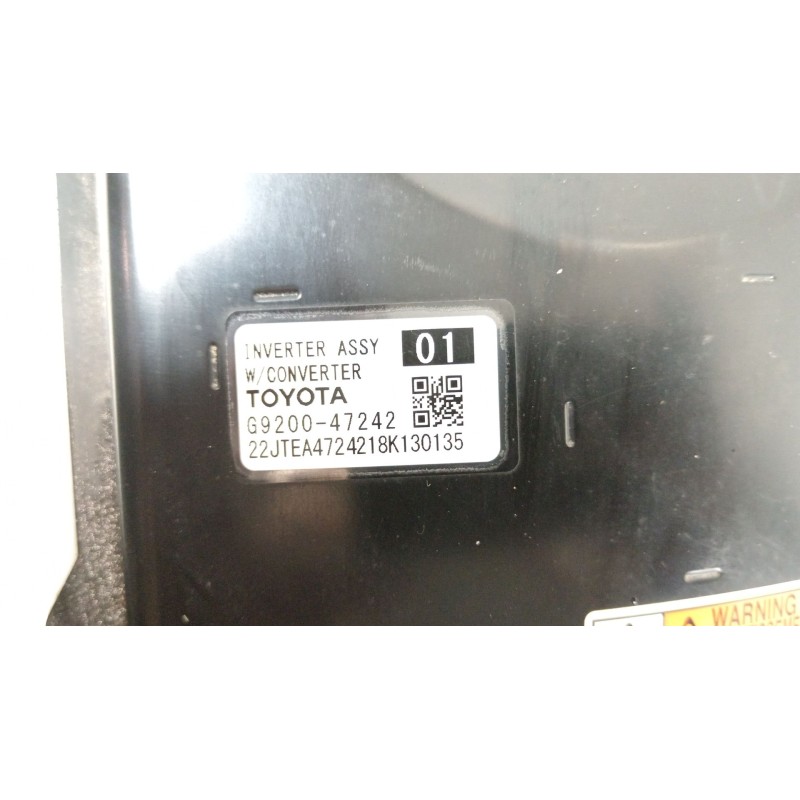 Recambio de convertidor potencia para toyota c-hr (_x1_) 1.8 hybrid (zyx10_, zyx11_) referencia OEM IAM g920047242  