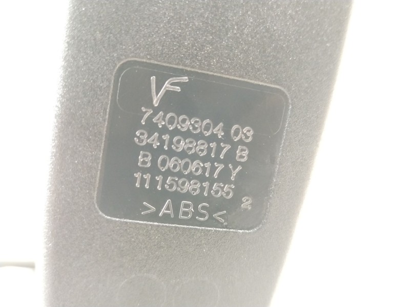 Recambio de enganche cinturon trasero central para mini mini (f56) cooper d referencia OEM IAM 7409304 72117409304 