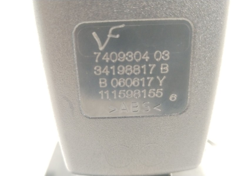 Recambio de enganche cinturon trasero central para mini mini (f56) cooper d referencia OEM IAM 7409304 72117409304 