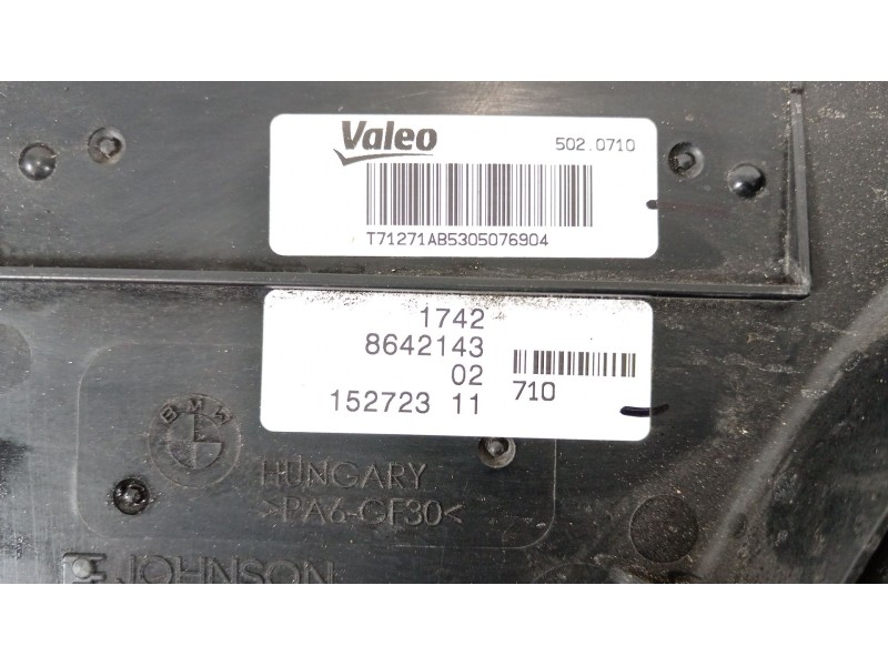 Recambio de electroventilador para bmw i3 (i01) i3 referencia OEM IAM 15272311  8642143