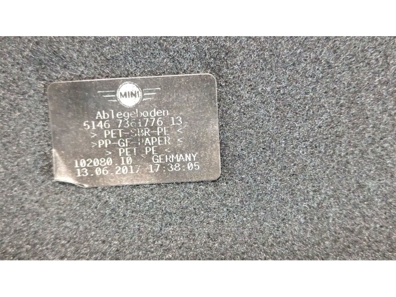 Recambio de bandeja trasera para mini mini (f56) cooper d referencia OEM IAM 51467361776  