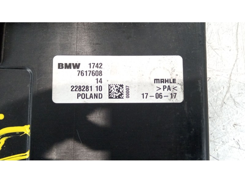 Recambio de electroventilador para mini mini (f56) cooper d referencia OEM IAM 7617608  7636069