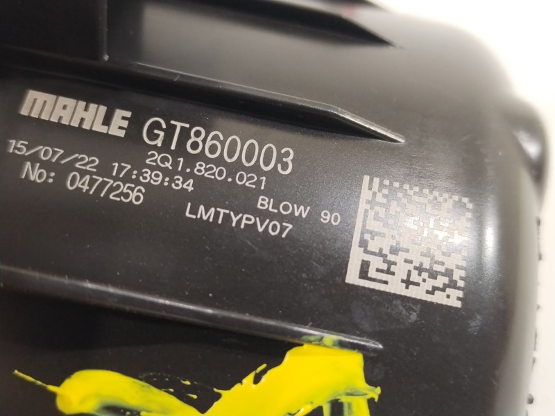 Recambio de ventilador calefaccion para seat arona (kj7, kjp) 1.0 tsi referencia OEM IAM 2Q1820021  