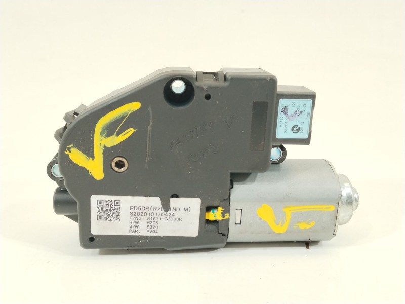 Recambio de motor techo electrico para hyundai i30 (pd) n performance referencia OEM IAM 81671G3000R  