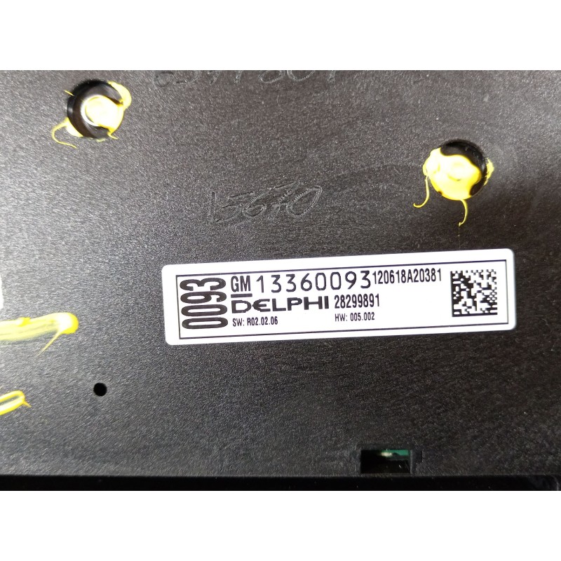 Recambio de sistema audio / radio cd para opel astra j gtc 2.0 cdti (08) referencia OEM IAM 13360093  