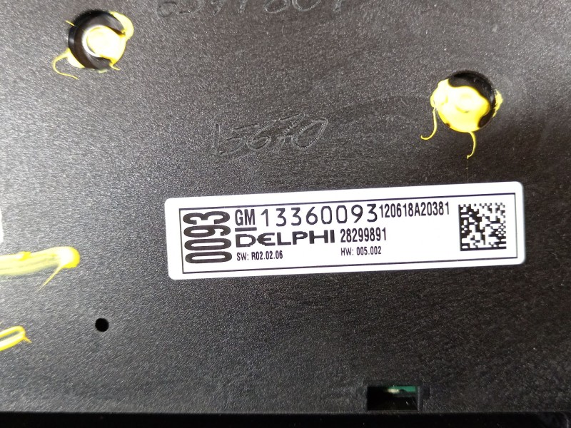 Recambio de sistema audio / radio cd para opel astra j gtc 2.0 cdti (08) referencia OEM IAM 13360093  