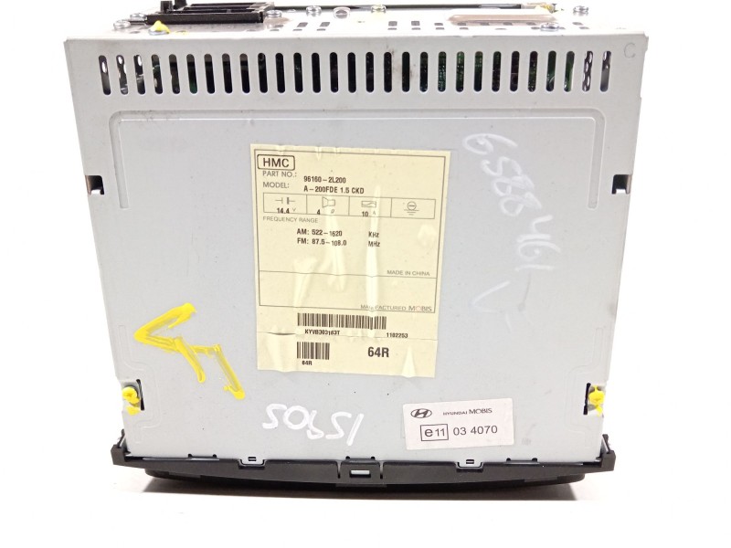 Recambio de sistema audio / radio cd para hyundai i30 (gd) 1.6 crdi referencia OEM IAM 961602L200  