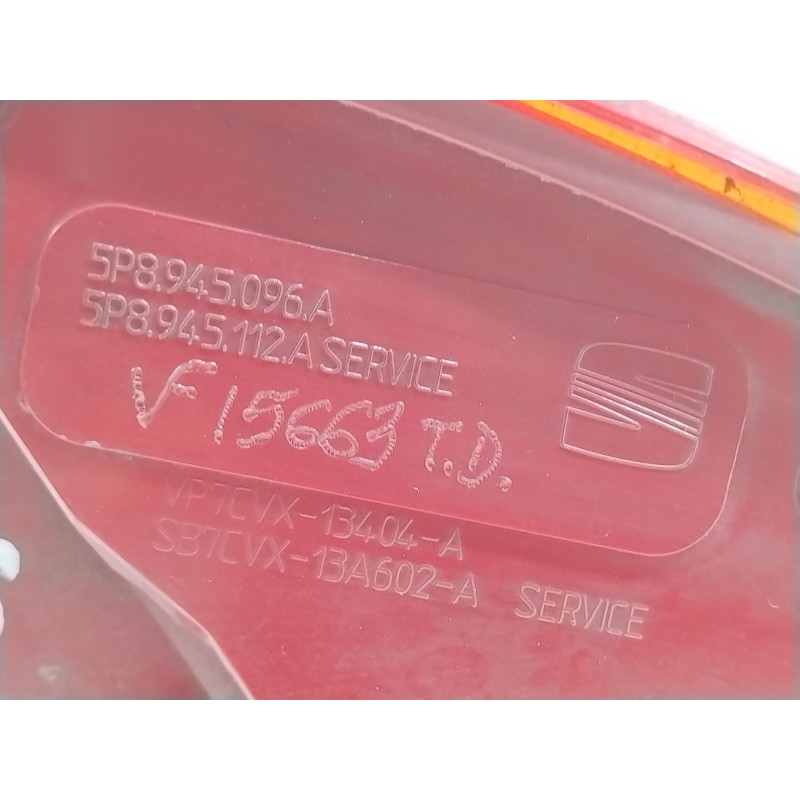 Recambio de piloto trasero derecho para seat altea xl (5p5, 5p8) 1.9 tdi referencia OEM IAM 5P8945112A 5P8945096A 