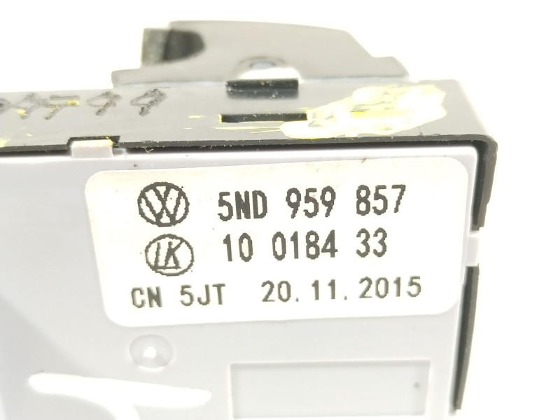 Recambio de mando elevalunas delantero izquierdo para volkswagen golf v (1k1) 1.9 tdi referencia OEM IAM 5ND959857  