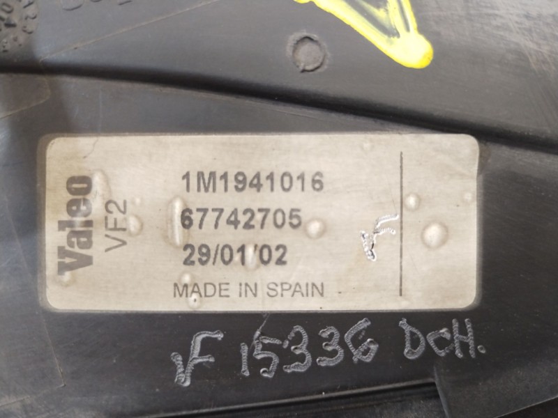 Recambio de faro derecho para seat leon (1m1) 1.9 tdi referencia OEM IAM 1M1941016 67742705 