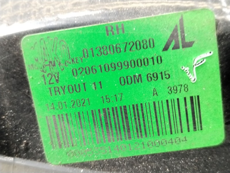 Recambio de piloto trasero derecho para peugeot boxer furgoneta 2.2 bluehdi 140 referencia OEM IAM 1380672080  