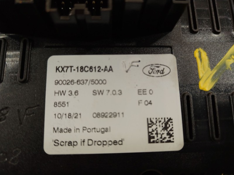 Recambio de mando climatizador para ford focus iv (hn) 1.0 ecoboost referencia OEM IAM KX7T18C612AA  
