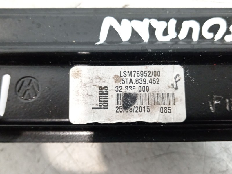 Recambio de elevalunas trasero derecho para volkswagen touran (5t1) 1.6 tdi referencia OEM IAM 5TA839462 5Q0959802A 