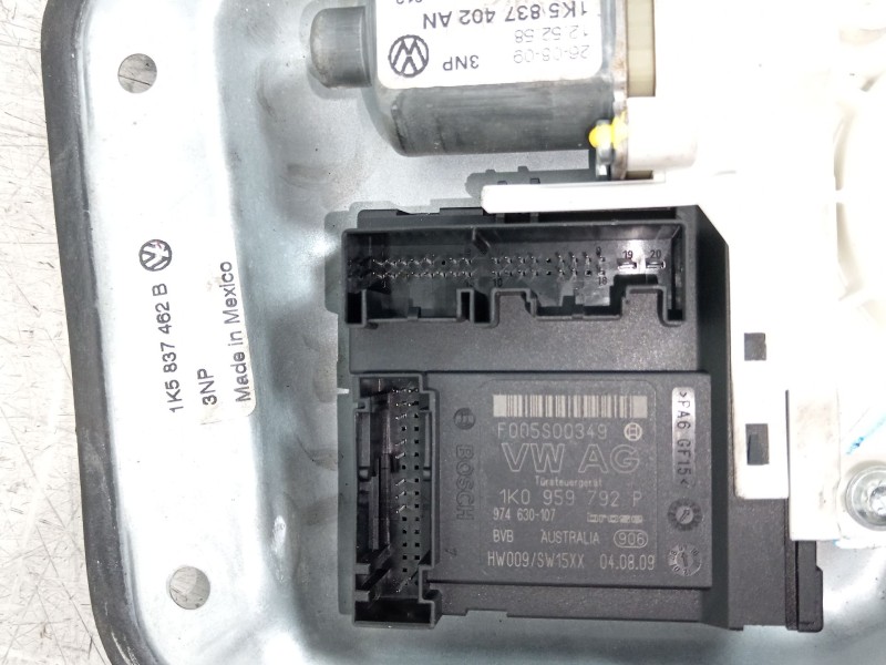 Recambio de elevalunas delantero derecho para volkswagen golf vi variant (aj5) advance referencia OEM IAM 1K5837462B 1K0959792P 