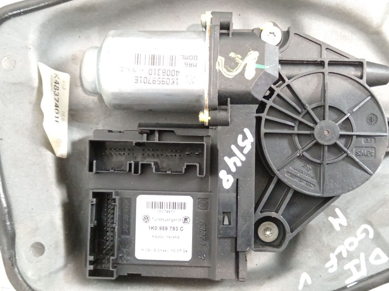 Recambio de elevalunas delantero izquierdo para volkswagen golf v (1k1) 1.9 tdi referencia OEM IAM 1K3837461A 1K0959793C 1K09597