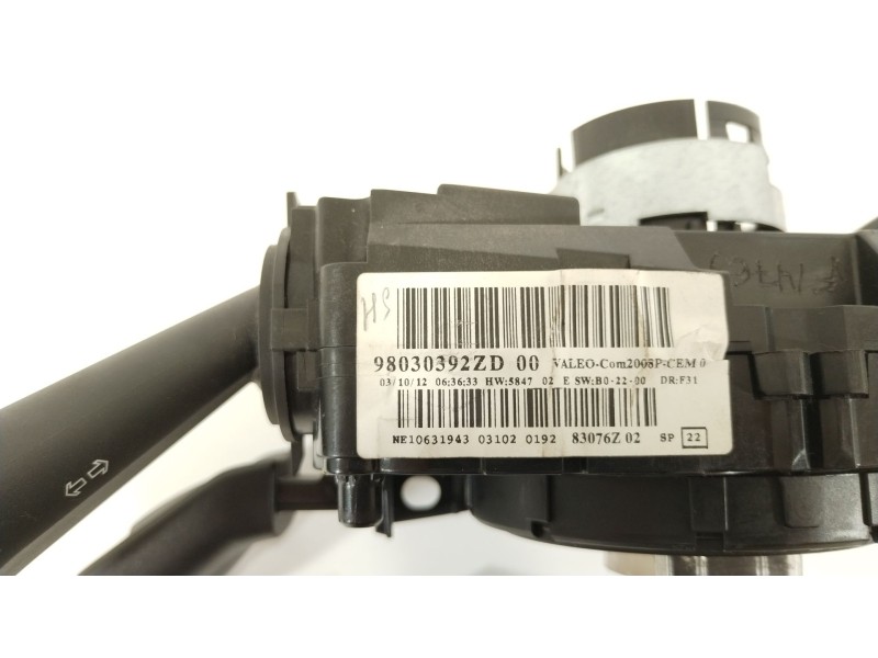 Recambio de mando luces para peugeot 208 i (ca_, cc_) 1.2 vti 82 referencia OEM IAM 98030392ZD  