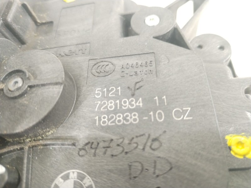 Recambio de cerradura puerta delantera derecha para mini mini (f56) cooper d referencia OEM IAM 51217281934  