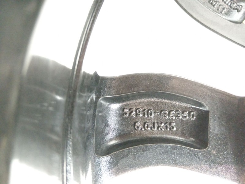 Recambio de llanta para kia picanto referencia OEM IAM 52910G6350  