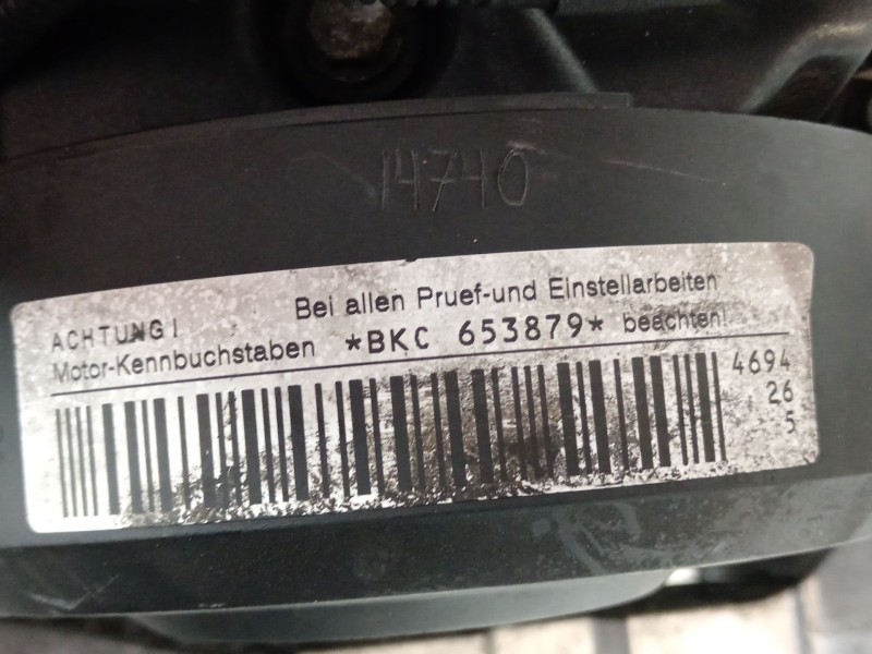 Recambio de motor completo para volkswagen golf v (1k1) 1.9 tdi referencia OEM IAM BKC  