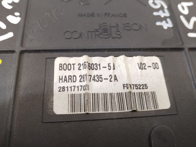 Recambio de caja reles / fusibles para peugeot 307 (3a/c) 1.6 16v referencia OEM IAM 9661940480 21676031 BSI2004H05