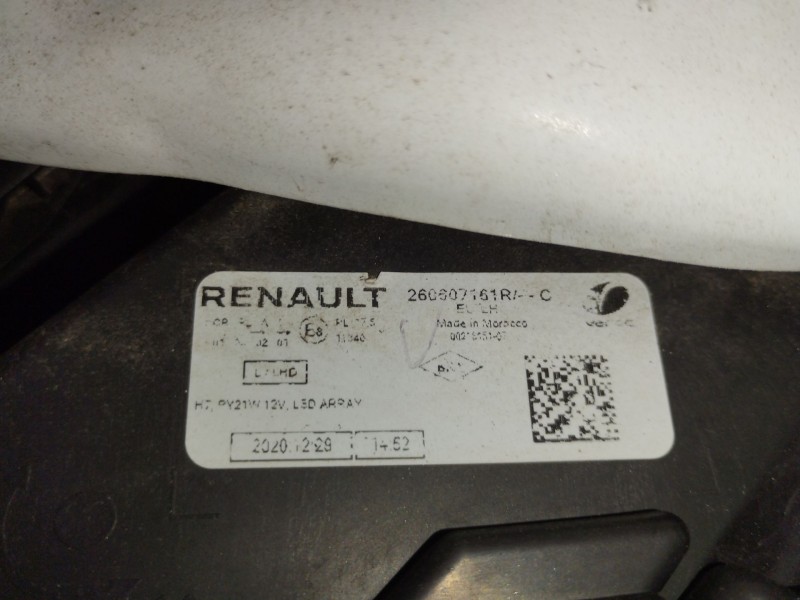 Recambio de faro izquierdo para dacia sandero iii 1.0 tce 90 referencia OEM IAM 260607161R  