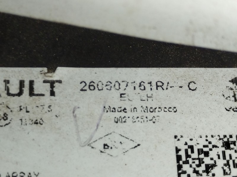 Recambio de faro izquierdo para dacia sandero iii 1.0 tce 90 referencia OEM IAM 260607161R  