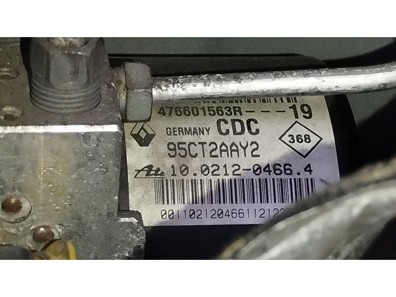 Recambio de abs para renault megane iii hatchback (bz0/1_, b3_) 1.5 dci referencia OEM IAM 476601563R  