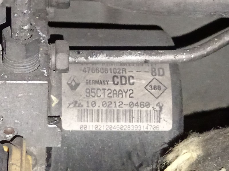 Recambio de abs para renault grand scénic iii (jz0/1_) 1.9 dci referencia OEM IAM 476608102R 95CT2AAY2 10021204604
