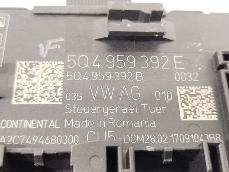Recambio de modulo confort para seat leon (5f1) 1.6 tdi referencia OEM IAM 5Q4959392E  